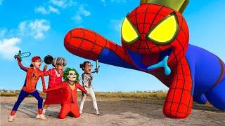 What If ALL COLOR SPIDER-MAN In 1 House? Hey All SuperHero Scary Teacher 3D VS Rainbow Friends