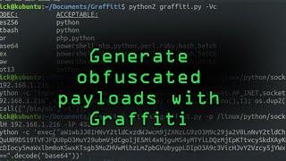 Generate Obfuscated Payloads Using Graffiti Tutorial