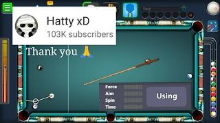 Hundred Thousand - Thank You D  Beginner Cue Challenge vs HACKER  Miniclip 8 Ball Pool