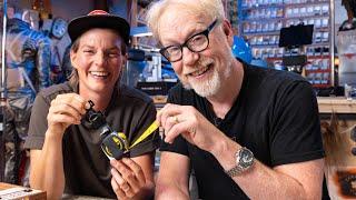 Adam Savage and Laura Kampf Geek Out Over Tape Measures