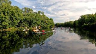 20 км по реке Ранова на SUP Короткое видео 17062023