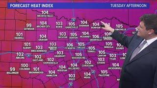 DFW Weather Very hot week ahead as North Texas hits its first 100 degree day of 2024