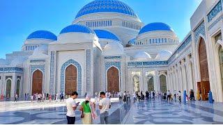 НОВАЯ МЕЧЕТЬ в Астана ОБЗОР. Самая большая Мечеть на 2-ой день после открытия.