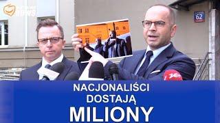 Nowe fakty w sprawie finansowania nacjonalistów - konferencja KO Dariusz Joński Michał Szczerba.