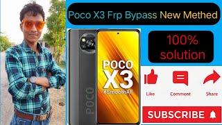 Poco X3 Frp Bypass New Methed