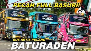 FULL TELOLET BASURI TRIP BATURADEN ‼️ MERIAH SEMUA BUS ARTIS KUMPUL DI MENARA TERATAI 