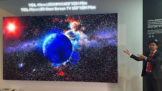 TCL Unleash 163-inch Micro LED TV with 10000 Nits HDR