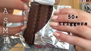 asmr 50+ triggers in 2 min food themed