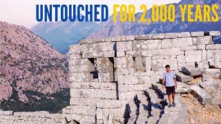 MYTHICAL CITY OF TURKEY - Exploring TERMESSOS ANTIK KENTI + BEAUTIFUL Waterfalls in Antalya Turkey