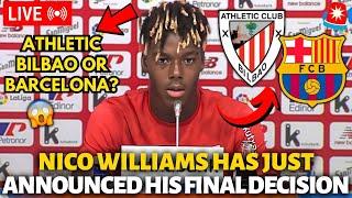 OFFICIAL NICO WILLIAMS HAS JUST ANNOUNCED HIS FINAL DECISION SURPRISED EVERYONE BARCELONA NEWS