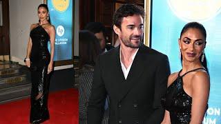 Nicole Scherzinger Stuns in Glitzy Black Dress Hand-in-Hand with Fiancé Thom Evans