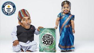Worlds Smallest Man and Woman Meet For The First Time - Guinness World Records
