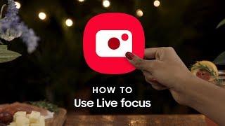 Samsung Galaxy Note10 How to create bokeh with Live focus