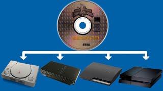 Inserting Sega CD disc into PlayStations 60fps