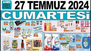 A101 BU CUMARTESİ  A101 27 TEMMUZ 2024 KATALOĞU İNDİRİMLİ ÜRÜNLER NET ANLATIM