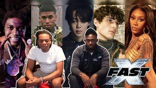 FAST X  Angel Pt. 1 - NLE Choppa Kodak Black Jimin of BTS JVKE & Muni Long  REACTION