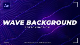 Abstract Wave Background in After Effects Tutorial