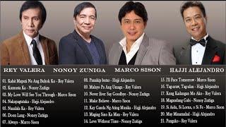 Continuous OPM Tagalog Love Songs  Rey Valera Marco Sison Nonoy Zuñiga Hajji Alejandro