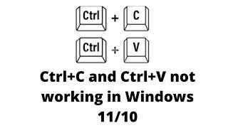 Fix Copy Paste Not Working in Windows 11  10  How To Solve copy and paste ctrl+c  ctrl+v ️