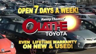 Olathe Toyota Lifetime Warranty & Open 7 Days a Week