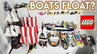 DO THESE LEGO BOATS FLOAT? 25 TESTED