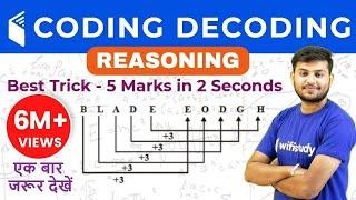 CODING DECODING Reasoning Tricks in Hindi  सिर्फ 1 ही Trick से सारे प्रश्न Solve