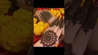 Goll tikki Easy mehndi design simple backhand bunch henna design mehndi#shorts#youtubeshorts#viral