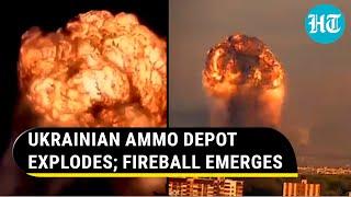 Putin strikes NATO-supplied ammunition depot Explosions shake Ukraines Khmelnytskyi