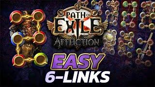 EASIEST WAYS of getting 6-LINKS in Path of Exile