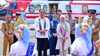 Kunjungan Kerja Presiden Jokowi dan Ibu Iriana ke Kabupaten Bone 4 Juli 2024