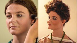 Historical Styles - Ancient Roman Style Flavian Dynasty Hair and Make-up Tutorial