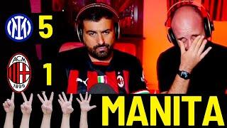 ️ MANITA TREMENDA ️ INTER - MILAN 5- 1  LIVE REACTION