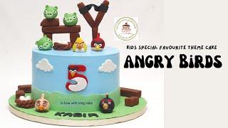 Angry Bird Cake Part 3 Angry Bird Cake Design Angry Bird Cake Decorating Ideas