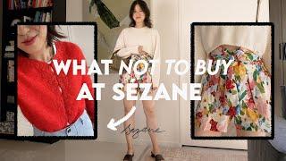 SEZANE Clothing Items NOT WORTH Purchasing Ep.2 What Not To Buy
