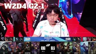 RNG vs BLG - Game 1  Week 2 Day 4 LPL Summer 2024  Royal Never Give Up vs Bilibili Gaming G1