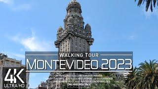 【4K 60fps】 VIRTUAL WALKING TOUR  «Montevideo - Capital of Uruguay 2023»  ORIGINAL SOUNDS  ASMR