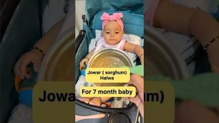 Jowar Halwa for 7 months old  Baby Food Recipes