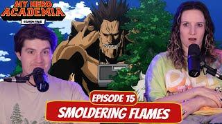 GIGANTOMACHIA IS HERE  My Hero Academia Season 4 Wife Reaction  Ep 15 “Smoldering Flames”