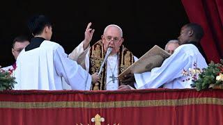 Papst erteilt Segen Urbi et Orbi  AFP