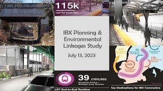 IBX Planning & Environmental Linkages Study