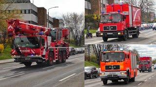 Mit schwerer Technik zum Einsatz  RW3 + FwK30 + WLF4  AB-IBC  Berliner Feuerwehr  TD2-6139