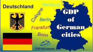 Germany cities by Nominal GDP TOP 10 Channel