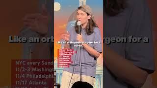 #lesbian comedian roasts horse girls and vets #comedy #jokes #gay #lgbt #pride