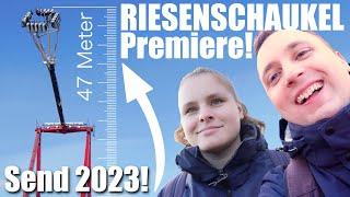 WELTPREMIERE in Münster   Wir testen die neue Excalibur Schaukel  Frühjahrs Send Vlog 2023