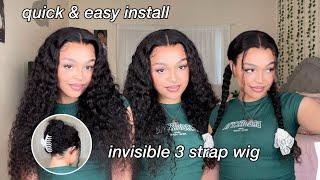 GLUELESS INVISI STRAPS 360 LACE FRONTAL Quick and Easy Install  Ashimary Hair