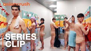 She has to take a shower with bunch of hot guys...  Taiwanese Drama  Fabulous Boys