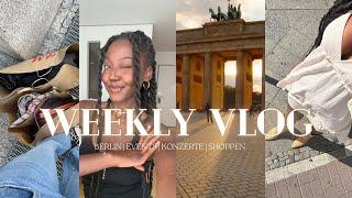 WEEKLY VLOG berlin events shoppen konzerte