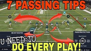 HOW TO MASTER PASSING 7 Tips & Tricks U NEED TO DO EVERY PLAY to Beat Any Defense in Madden NFL 21