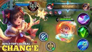 MANIAC NEW CHANGE BEST BUILD AND EMBLEM 2023  BUILD TOP 1 GLOBAL CHANGE