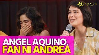 Andrea Brillantes kinilig nang malamang idol siya ng batikang aktres na si Angel Aquino